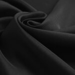 Tissu gabardine polyester homme noir - mondial tissus