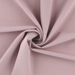 Tissu gabardine polyester recycl� vieux rose - mondial tissus
