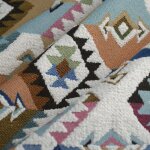 Tissu jacquard kilim multicolore - mt - mondial tissus