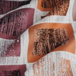 Tissu jacquard sablier fuchsia - mondial tissus