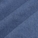 Tissu jeans �pais coton lav� bleu clair - mondial tissus
