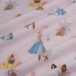 Tissu jersey coton princesses disney - mondial tissus