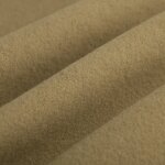 Tissu lainage manteau laine double face marron - mondial tissus