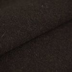 Tissu lainage manteau uni chin marron - mt - mondial tissus