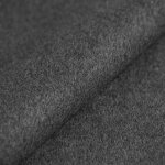 Tissu lainage manteau uni laine gris chin - mt - mondial tissus