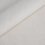 Tissu lainage manteau uni viscose laine �cru - mt - mondial tissus