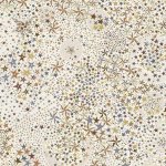 Tissu liberty �toiles beige - mondial tissus