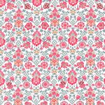 Tissu liberty palampore rose - liberty - mondial tissus
