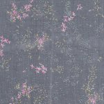 Tissu liberty soie crpe noir petites fleurs - liberty - mondial tissus