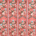 Tissu liberty soie crpe orange fleuri - liberty - mondial tissus