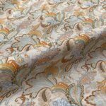 Tissu liberty soie fleurs fond cru - liberty - mondial tissus