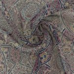 Tissu liberty soie satin bleu - liberty - mondial tissus