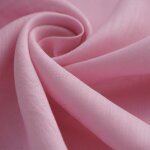 Tissu lin uni rose nectar - origine france - mondial tissus