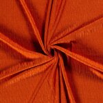 Tissu maille grosses torsades orange - mondial tissus