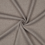Tissu maille manteau uni beige - mondial tissus
