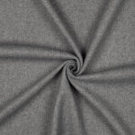 Tissu maille manteau uni gris chin - mondial tissus