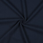 Tissu maille manteau uni marine - mondial tissus