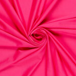 Tissu maillot de bain recycl� uni rose - mondial tissus