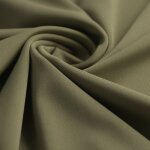 Tissu maillot de bain uni kaki - mondial tissus