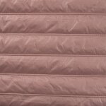 Tissu matelass� ligne horizontale double face doudoune vieux rose - mondial tissus