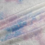 Tissu minky tie and dye pastel multicolore - mt - mondial tissus