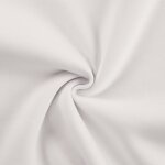 Tissu molleton sweat coton uni blanc - mondial tissus
