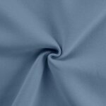 Tissu molleton sweat coton uni bleu gris - mondial tissus