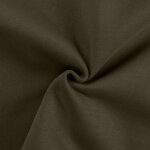 Tissu molleton sweat coton uni vert fonc - mondial tissus