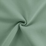 Tissu molleton sweat coton uni vert menthe - mondial tissus