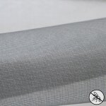 Tissu moustiquaire enroulable  ; screen ; gris - mondial tissus
