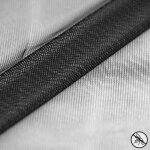 Tissu moustiquaire souple noir 300 cm - mondial tissus