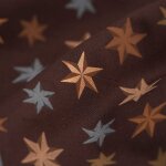 Tissu de nol toiles marron - mondial tissus