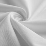 Tissu piqu� polo coton extensible blanc - mondial tissus