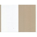 Tissu polyskin outdoor anti - uv traitement teflon ray beige blanc 150 cm - mondial tissus