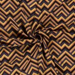Tissu popeline viscose frise multicolore marine - mondial tissus