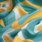 Tissu popeline viscose psych multico - mt - mondial tissus