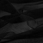 Tissu lingerie powermesh noir - mondial tissus