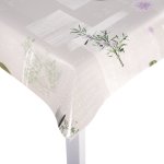 Tissu protge table imprim plantes - mondial tissus