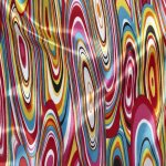 Tissu satin carnaval psych - mondial tissus