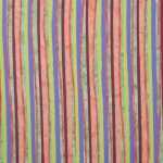 Tissu satin polyester et viscose traits color�s abstraits fond multico - mondial tissus