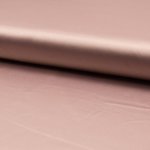 Tissu satin pour pyjama uni extensible rose nude - mondial tissus