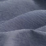 Tissu seersucker mini vichy bleu - mt - mondial tissus