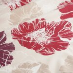 Tissu toile a draps poppy rouge - mt - mondial tissus