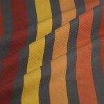 Tissu toile transat etna orange - mondial tissus