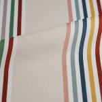 Tissu toile transat hollande  rayures beige - mondial tissus