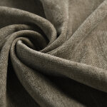 Tissu velours chenille lanca taupe - mt - mondial tissus