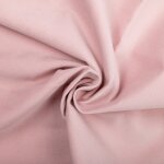 Tissu velours souple sige rose ple - mondial tissus