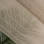 Tissu voilage betty beige - linder - mondial tissus