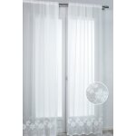 Tissu voilage blanc brod - mondial tissus