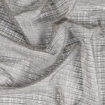 Tissu voilage filet textur� gris grande largeur - linder - mondial tissus